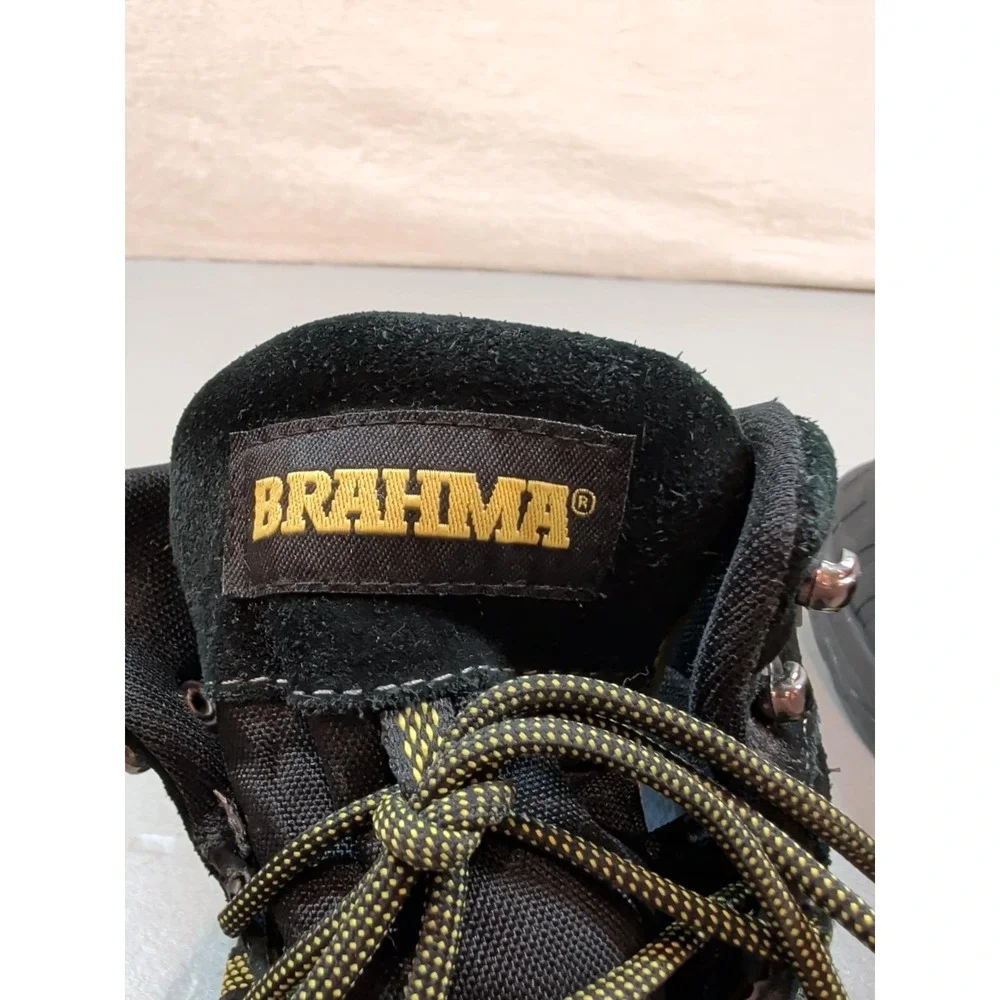 Brahma Mens Waterproof Safety Toe Work Boots Black MNBR28ES002 Size 11